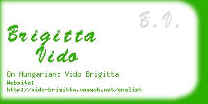 brigitta vido business card